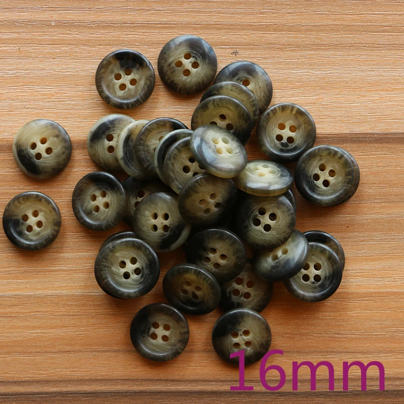 16mm 15pcs 15 мм 15 шт смешанные маленькие пуговицы для швейные Крепежные изделия Скрапбукинг и сделай сам ручной работы с разными цветами и стилем - Цвет: 16mm 15pcs