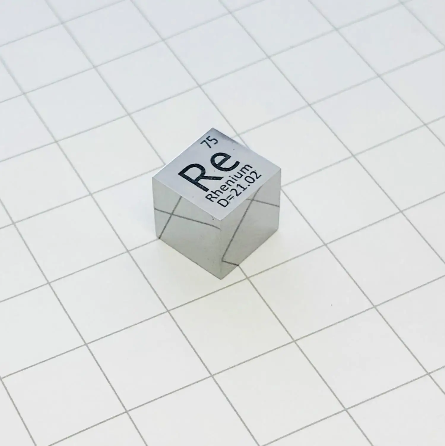 

Куб Re Rhenium Metal-высокой точности 10x10x10 мм
