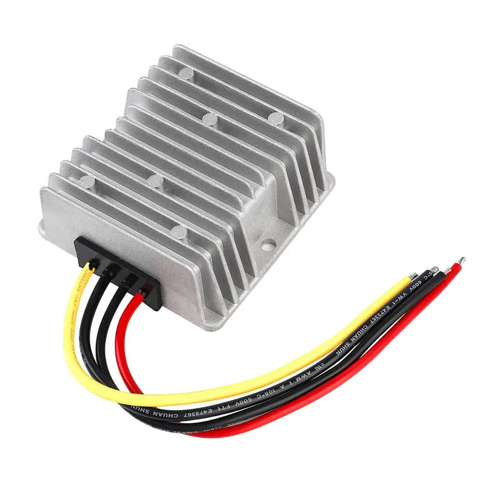 Transformador regulador de voltaje, fuente de alimentación impermeable para LED Solar de coche, 30V-90V a 12V, 10A, 120W, CC