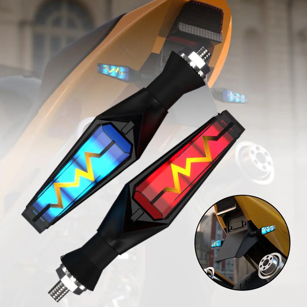 Аксессуары для мотоциклов светодиодный светильник поворота с сердечным ритмом 12