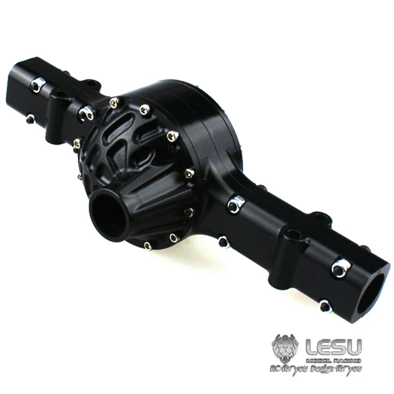 Металлический Корпус задней оси LESU для радиоуправляемой модели самосвала Tamiya 1/14