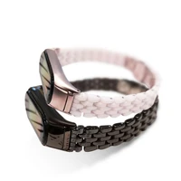 for xiaomi mi band 5 nfc smart bracelet replacement wristband fashion luxury metal bracelet strap watchband for mi band 34