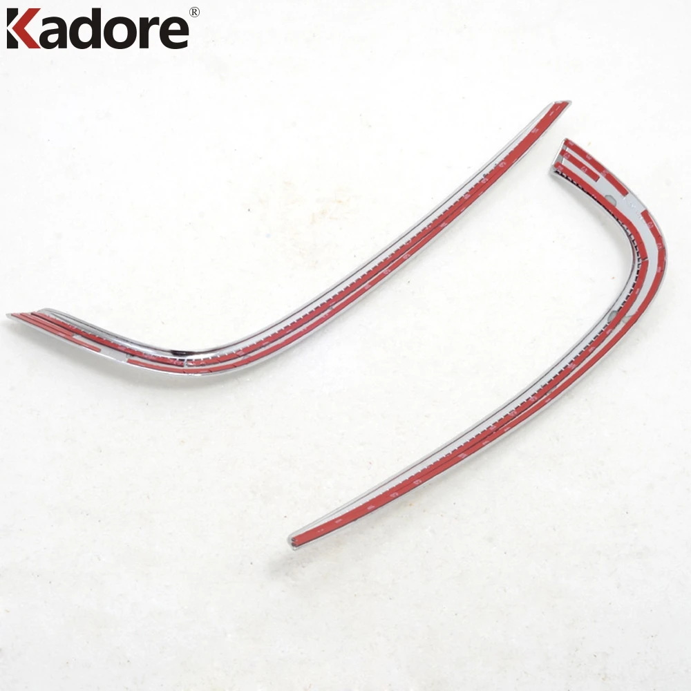 Абс хромированная Защитная панель для переднего отделка противотуманная крышка