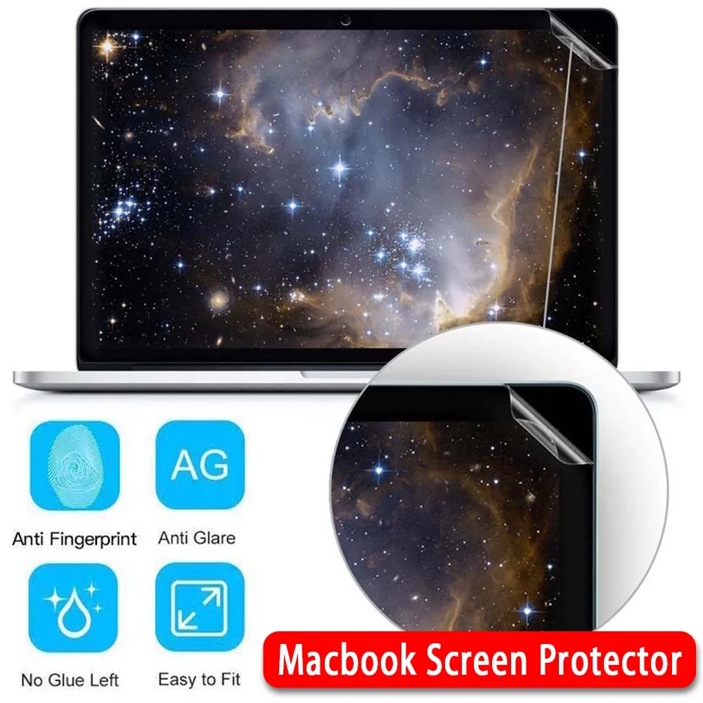 

HD Transparent Protector for Apple MacBook Pro 13 A2338 (M1)/Pro 13 A2251/A2289/A2159/A1708/A1706/A1989 Dustproof Laptop Screen