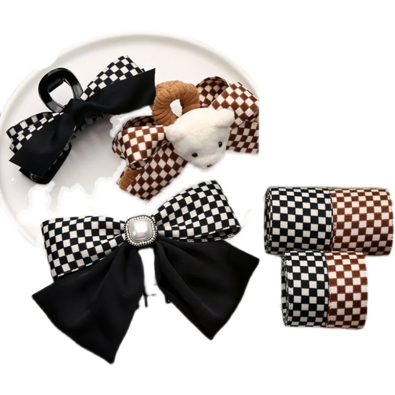 

Лента с принтом в черно-белую клетку, 2 м, 25 мм, 40 мм