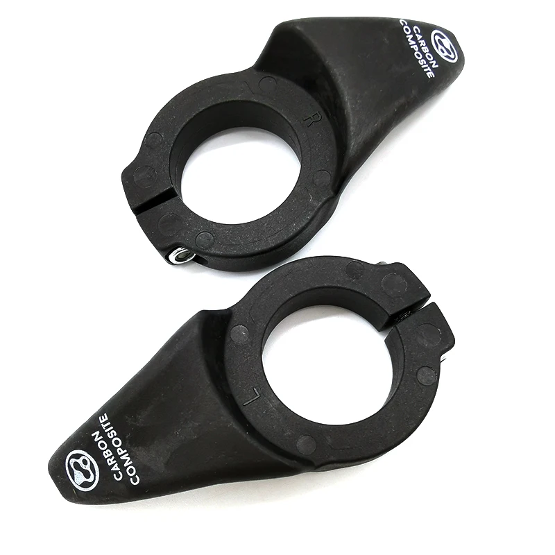 Fouriers ADP-HB701-AS Bike Carbon Nylon Hybrid Ergonomics Bar Ends 22.2mm Safe Rest For Brake Bicycle Parts | Спорт и развлечения