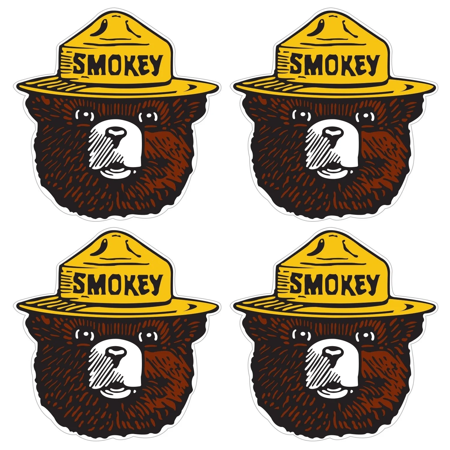 Виниловые наклейки Smokey the Bear для пожаротушения виниловые Защита от УФ лучей и