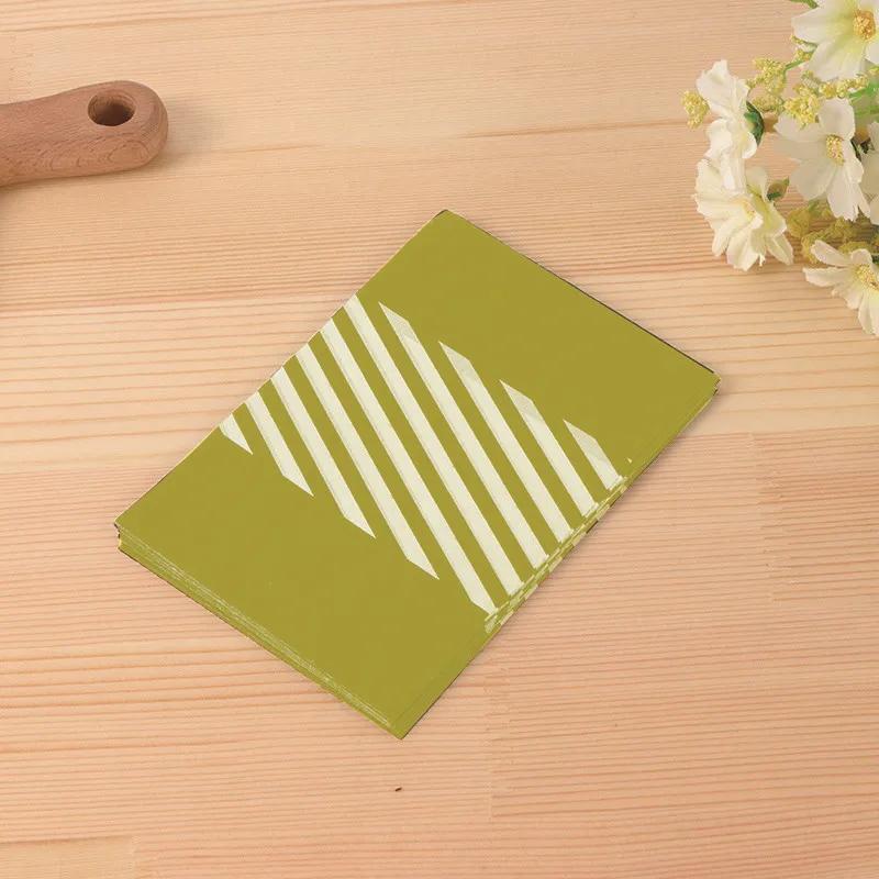 100 шт./лот Золотая одноразовая оберточная бумага для конфет с нугой белая косичка