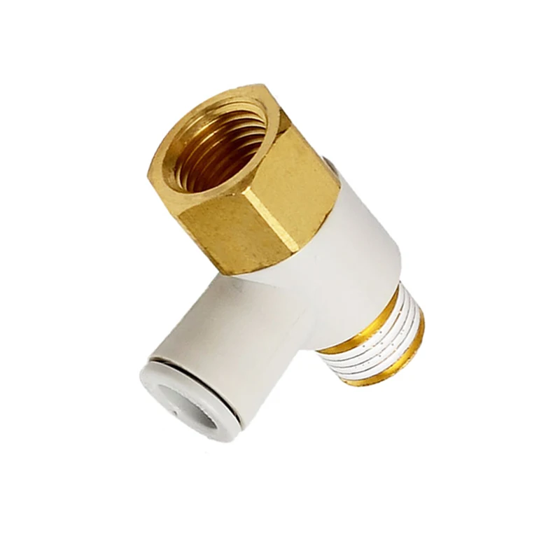 

Applicable Tubing: Metric Size, Connection Thread: M, R,Universal Female Elbow KQ2VF08-01AS