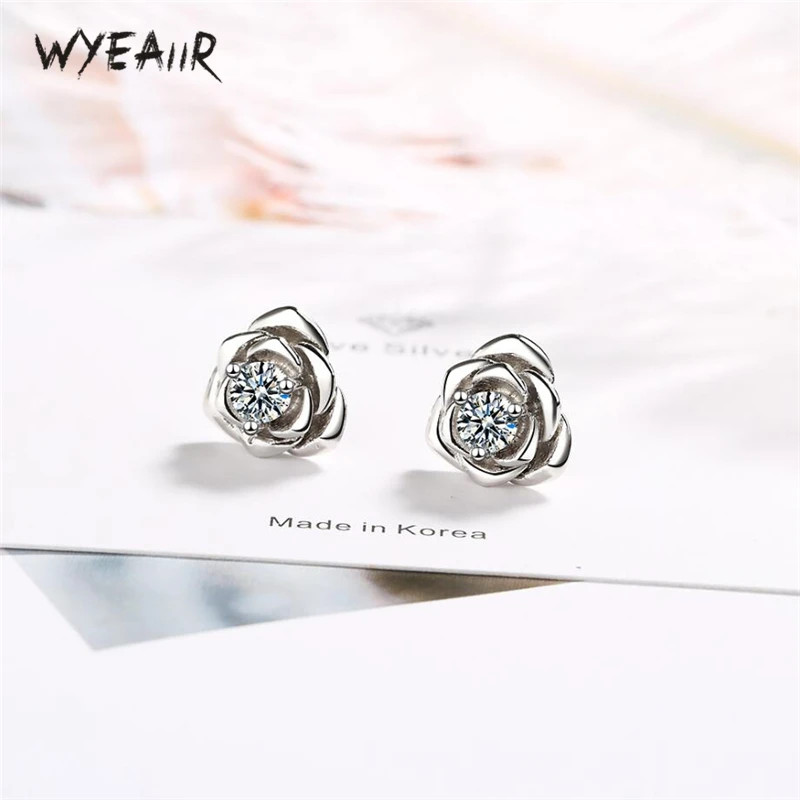 

Женские серьги-гвоздики из стерлингового серебра 925 пробы WYEAIIR