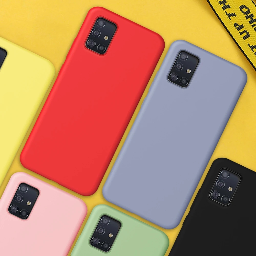Чехол для телефона Samsung Galaxy A51 A71 A30 A50 A70 A40 A60 A20 A30S A50S мягкий ударопрочный