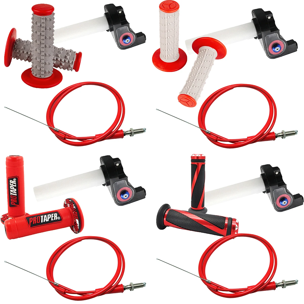 

Мотоциклетные ручки с быстрым поворотом 1/4 дюйма, установить дроссельную заслонку 1200 мм, трос дроссельной заслонки для руля HONDA CRF, запчасти ...