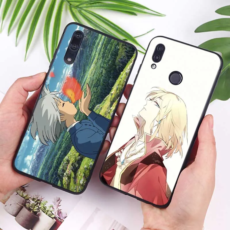 Чехол Howls Moving Castle для huawei honor 20 lite 8x 9x pro 10 v30 Прозрачный мягкий силиконовый чехол