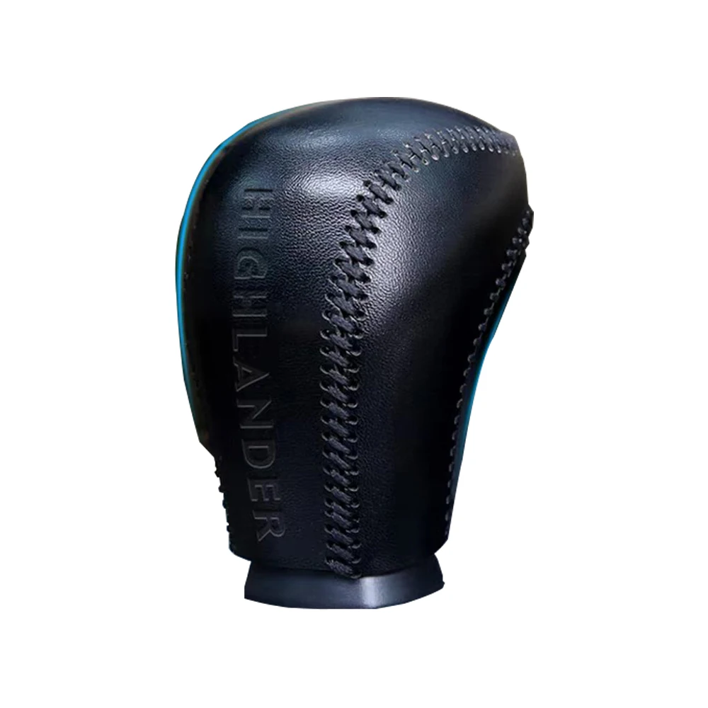 

Подходит для 2015-2021 Highlander ручка переключения передач крышка ручная прострочка кожи внутренней отделки крышки коробки передач модификации