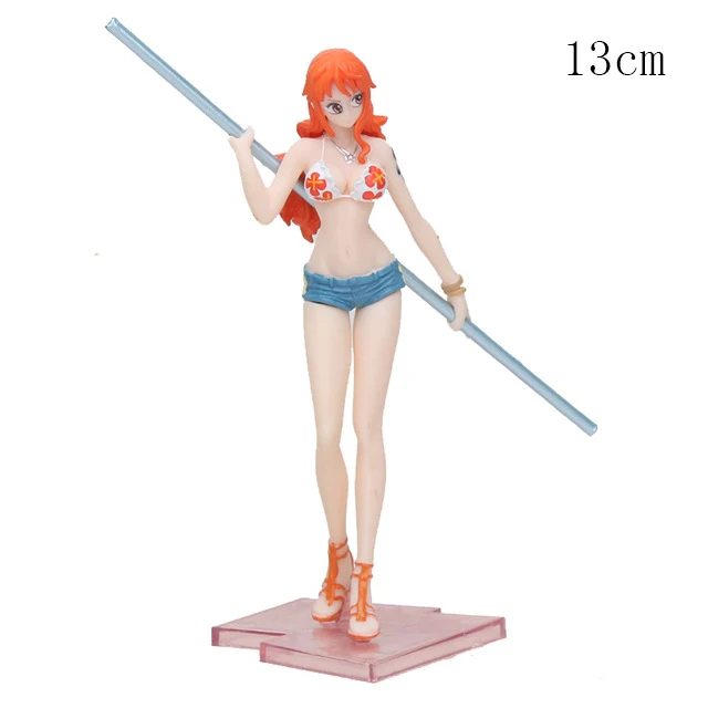 Одна деталь рисунок Boa Хэнкок Нико Rejiu Калифа фигурка Nami PVC Моделя с хорошим спросом игрушки Одна деталь плюшевая кукла аниме подарки - Цвет: 792 13cm nami bag