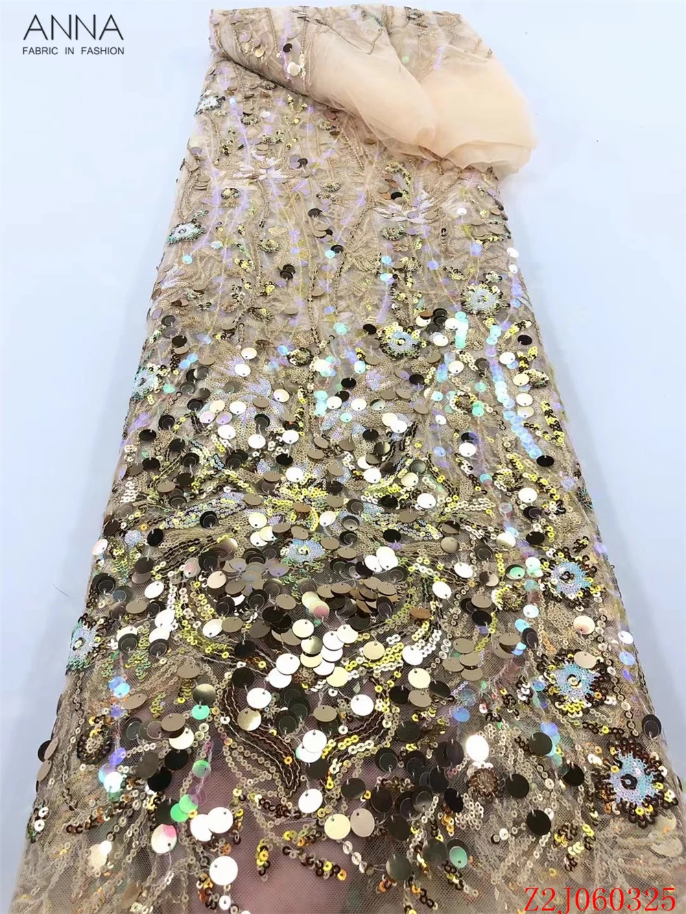 Анна 3d с кружевами и блестками размеры 5 ярдов тюль сетка модные оранжевого цвета