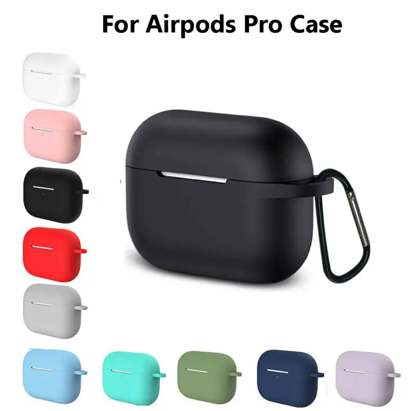 Противоударный Гибридный Силиконовый чехол из ТПУ гелевый резиновый для Apple Airpods