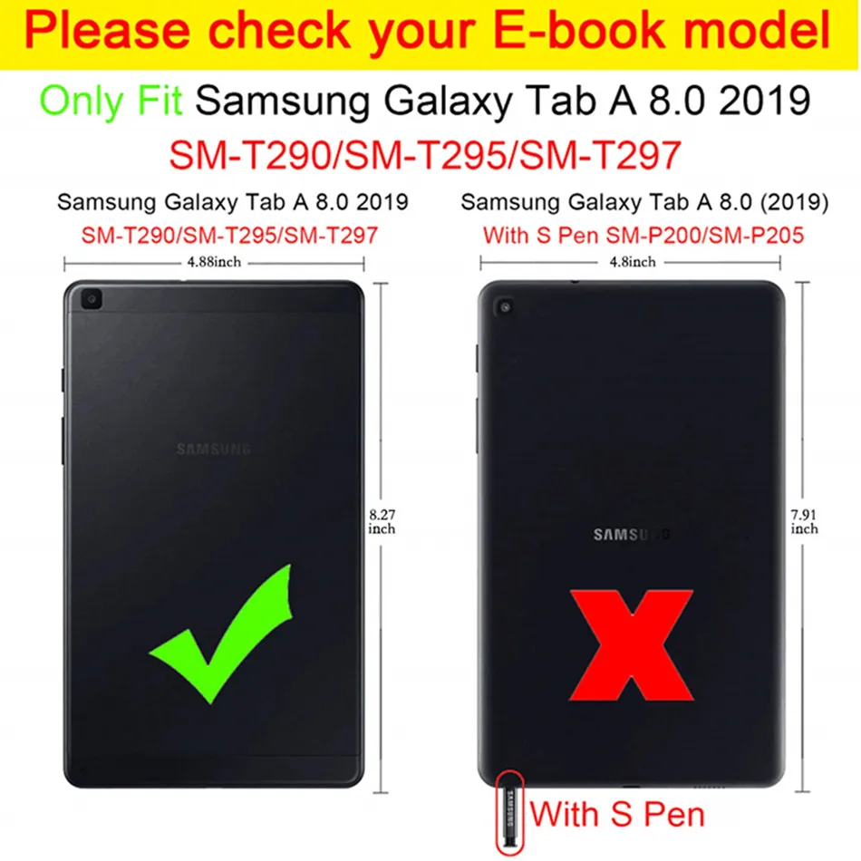 2 шт./упак. для Samsung Galaxy Tab A 8,0 SM-T290/T295/T297 протектор экрана закаленное стекло для Galaxy Tab A 8 дюймов