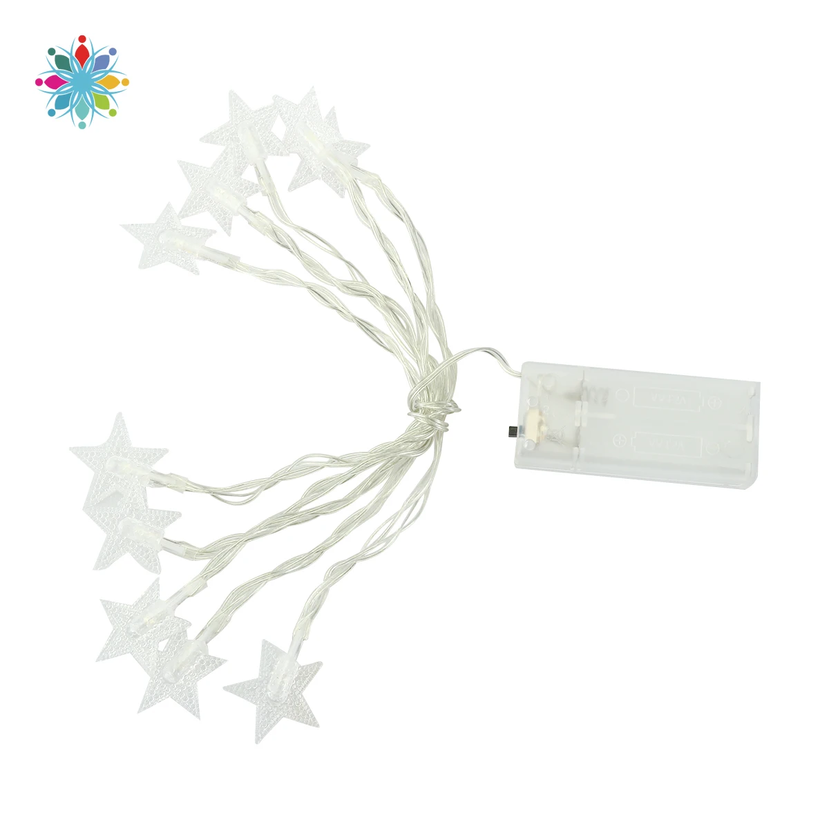 Праздничные светодиодные лампы Звездная гирлянда наружное освещение украшение