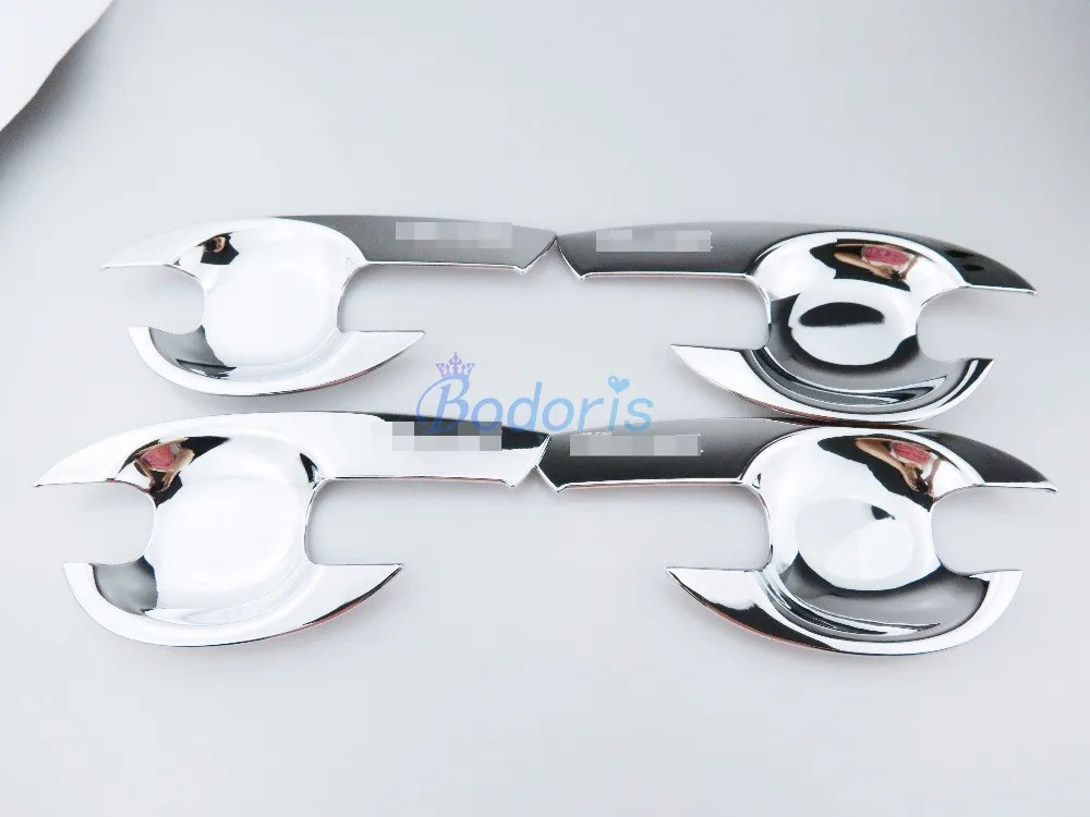 Хромированная накладка на дверную ручку и вставка в чашу накладная панель