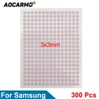 Aocarmo для Сань Син Galaxy Note повреждения водой этикетка гарантия индикатор датчики ремонт Водоотталкивающее защитное оригинальный 3x3mm