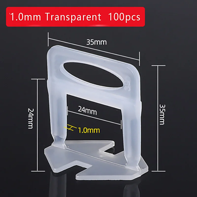 100 шт. система выравнивания плоских пластиковых напольных плиток