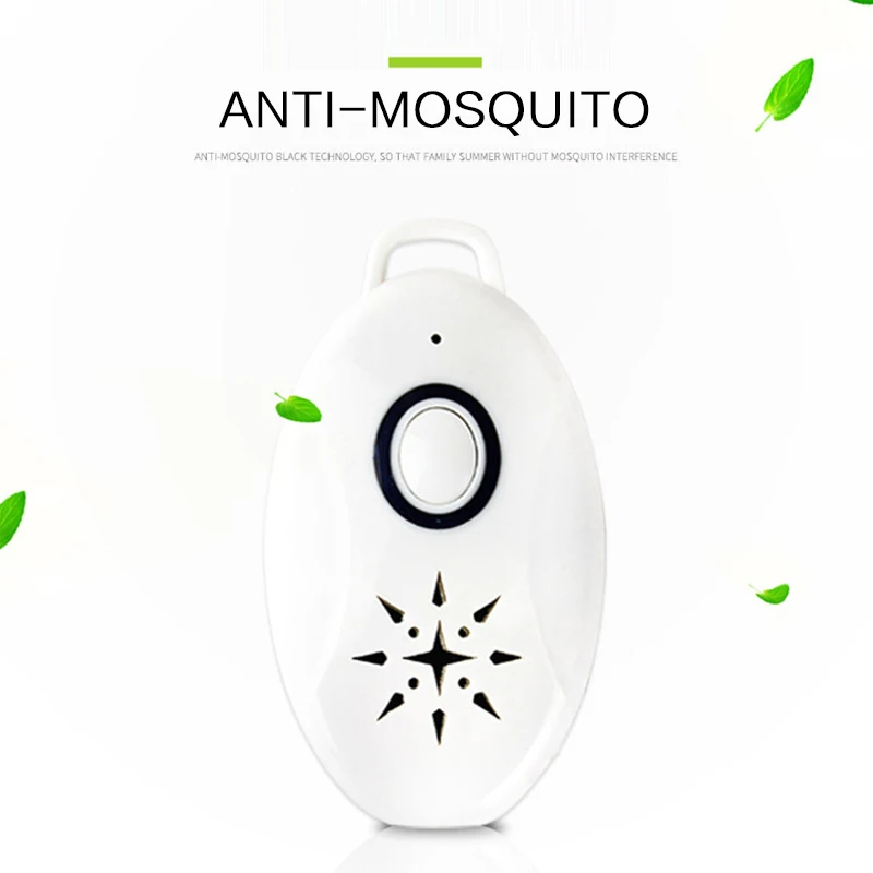 Ультразвуковой репеллент от комаров портативный отпугиватель насекомых уличный