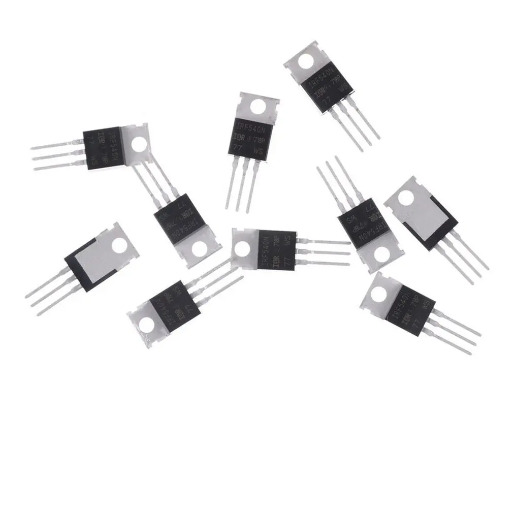 10 шт. IRF540N IRF540 TO-220 N-Channel 33A 100 в мощный MOSFET высокопроизводительный эффект трубка