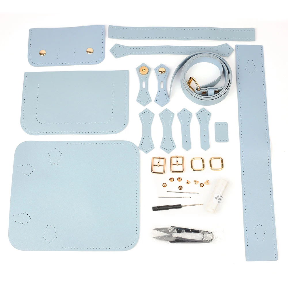 Vintage Cambridge Bag Pu Leather DIY Handmade Bags Fashion HandBag Woman Crossbody Shoulder Bag Handcraft Sewing Accessories