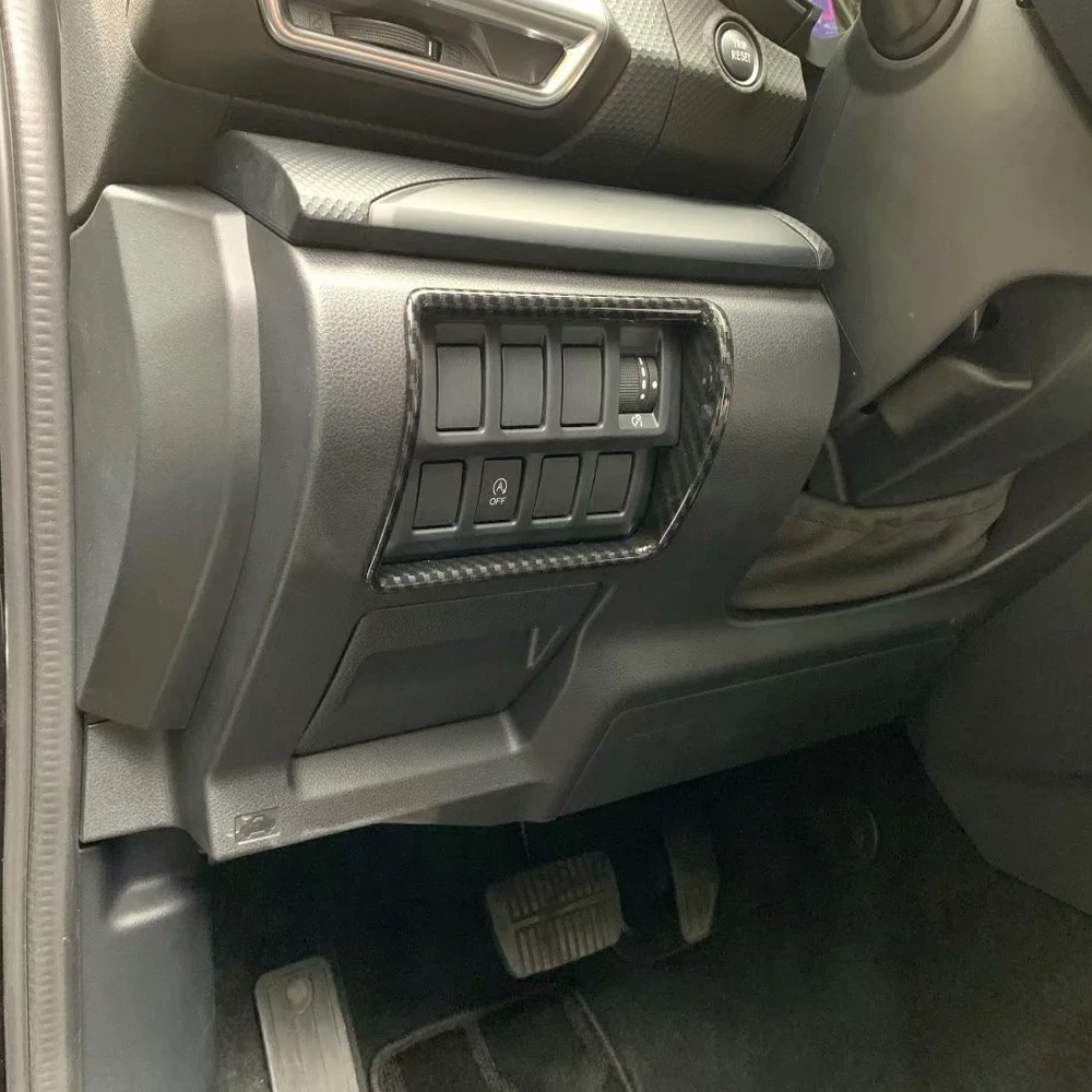 Накладка на переключатель фары из углеродного волокна для Subaru Forester SK 2018 2019 2020