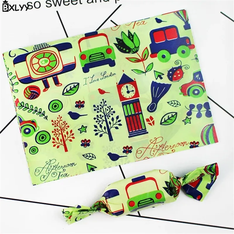 BXLYY 100pc Nougat Wrapper Thicken Baking Packaging Oil Paper Candy Christmas Decoration Party Supplies Baby Shower.75z | Дом и сад