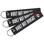 Модный брелок для ключей для автомобилей, 3 шт., брелок для ключей с вышивкой для мотоциклов и автомобилей, брелки для ключей, брелки для ключей, не купили