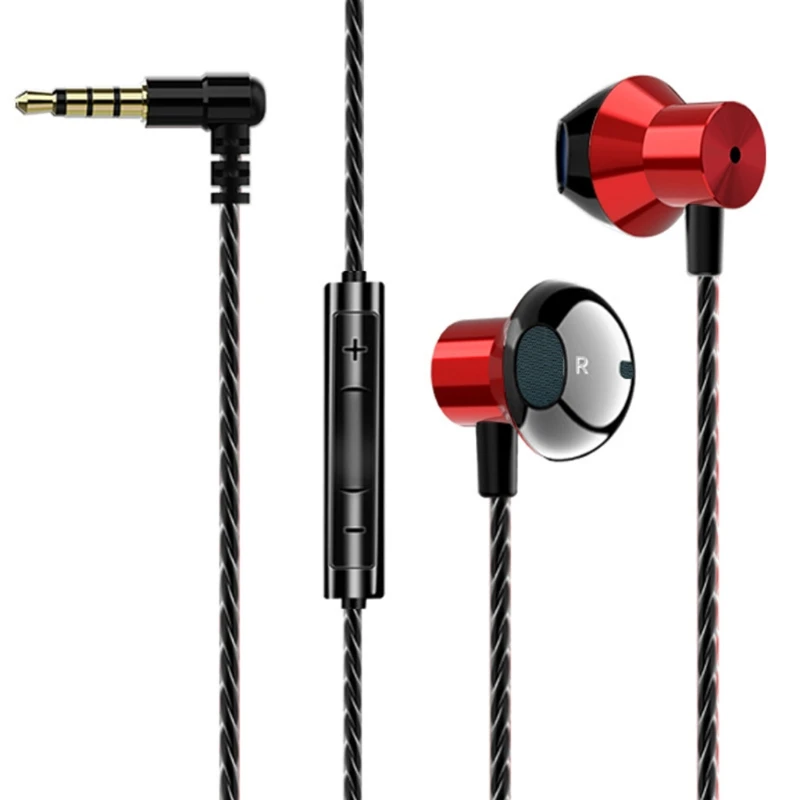 3.5mm Phone Headset Smart Magic Sound Round Jack Noise Cancelling Volume Control In-ear Sports Earbuds Stereo | Электроника
