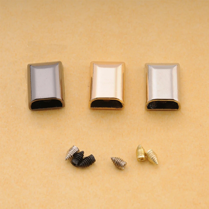 10Pcs Metal Zipper Tail Clip Stop Plug Head with Screw 17mm/14mm DIY Bag Leather Hardware Tool Craft | Дом и сад