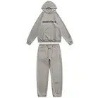 Противотуманный костюм с трехмерными надписями спереди, ламинированный свитер с капюшоном, светоотражающие повседневные брюки