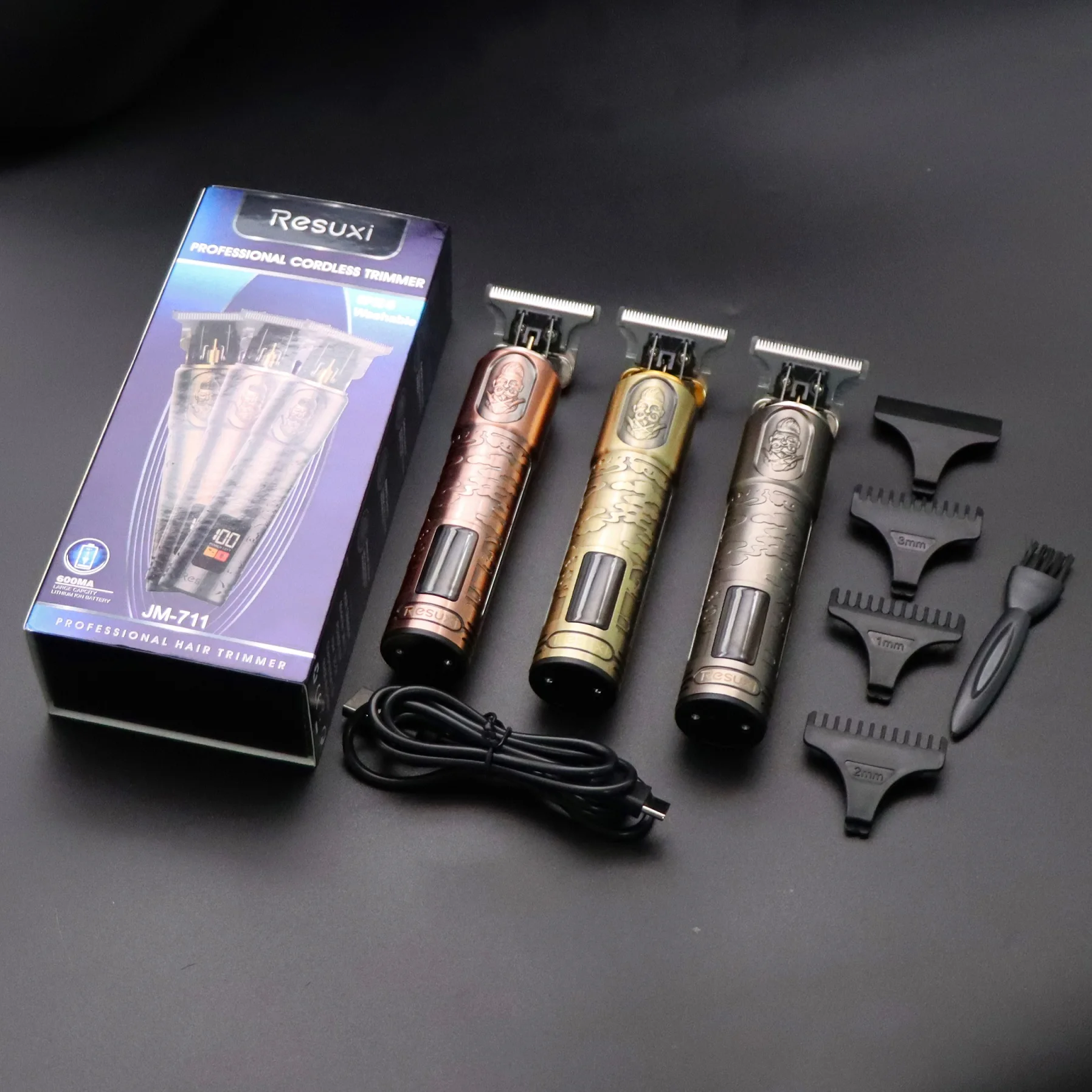 

2021 T9 0mm Professional Hair Clipper Beard Trimmer Electric Rechargeable Men Hair Shaver Beard Barber Hair Cut Cutting Machine