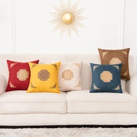 modern simple ins style new chinese style home decoration embroidered pillow cover