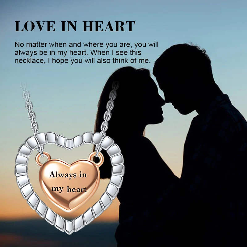 SG Стерлинговое Серебро 925 пробы розовое золото сердечко Кремация пепел Подвеска