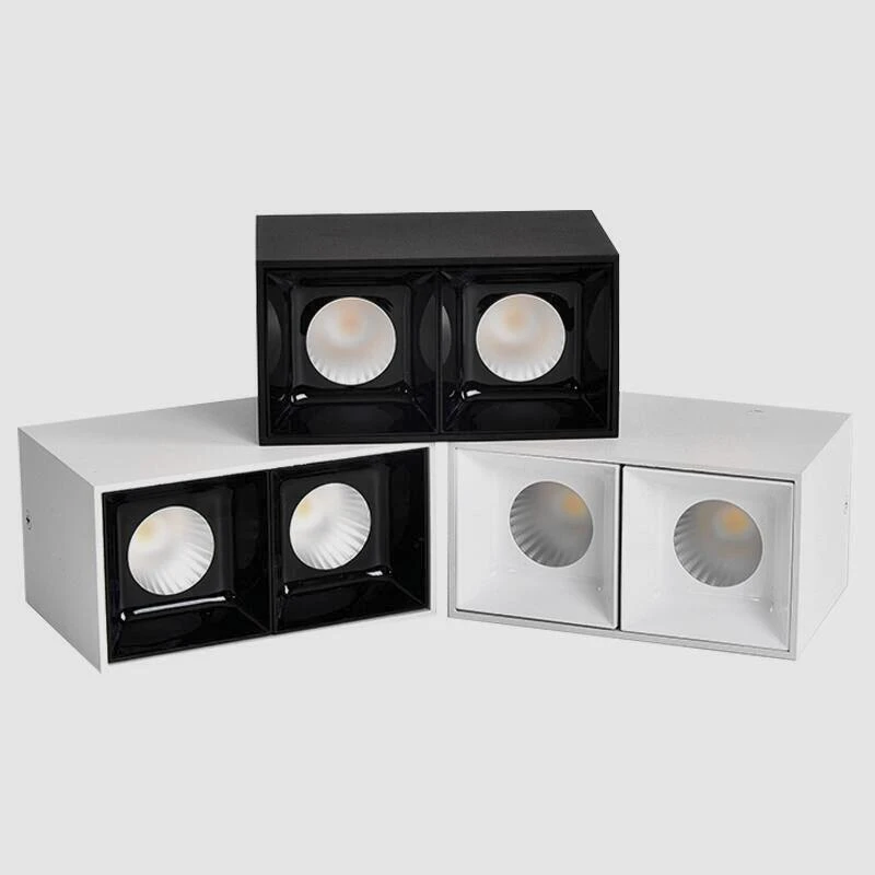 

Квадратное потолочное освещение поверхностного монтажа COB светодиодный светильники 7 Вт/9 Вт/12 Вт/15 Вт светодиодный точечные потолочные светильники AC85-265V светодиодный фоновые светильники освещения