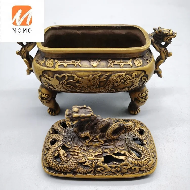 

Newest China High Quality Bulk Wholesale New Design Brass Dragon Incense Burner Ornaments