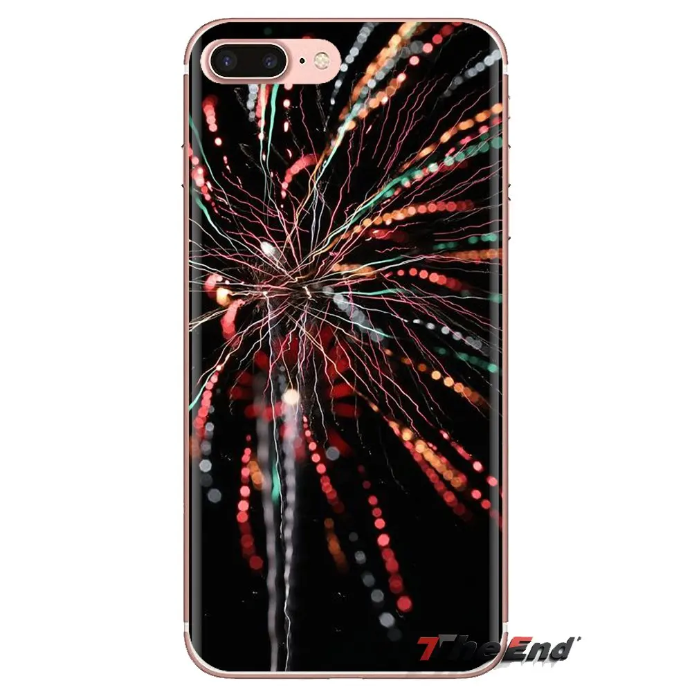 Силиконовый чехол для телефона Нью-Йорк фейерверк фотография samsung Galaxy S3 S4 S5 Mini S6 S7