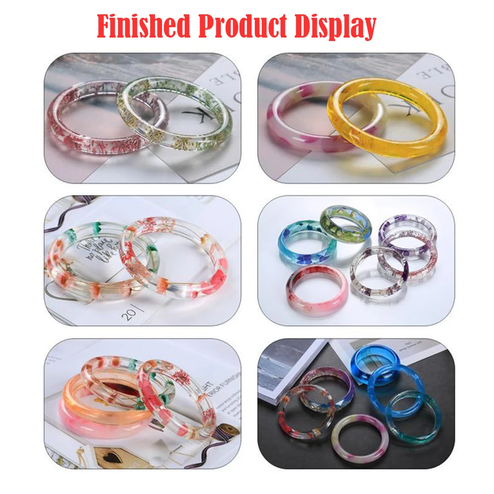 Набор из 27 штук форма для колец смолы ювелирные изделия силиконовые формы