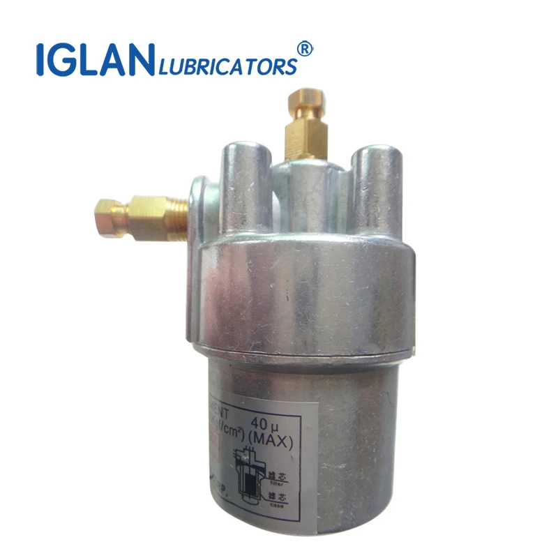 IGLAN высокое качество 3Mpa 40μ 80μ точность PT1/8 нить масляный фильтр смазка фитинг для