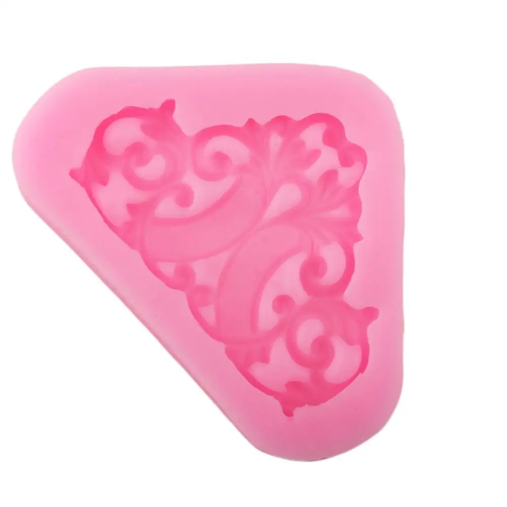 Baroque Scroll Relief Silicone Molds Cake Border Fondant Mold Decorating Tools Candy Polymer Clay Chocolate Gumpaste Mould | Дом и сад