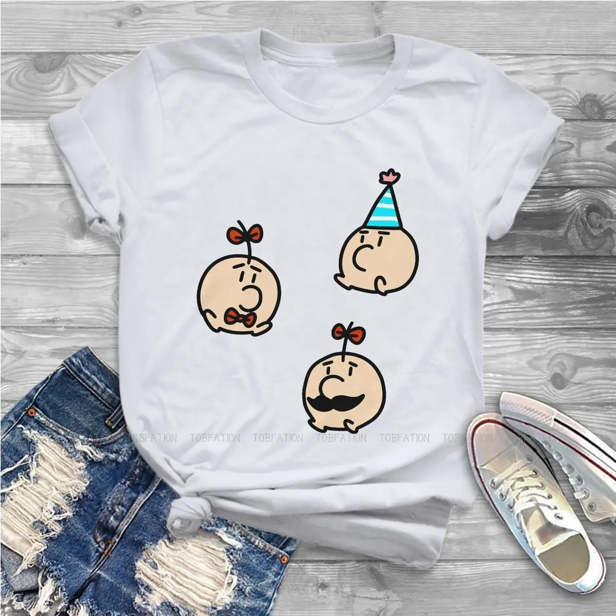 

Mr. Saturn‘s Female Shirts Mother Earthbound Game Loose Vintage Women Clothing Harajuku Casual Feminine Blusas