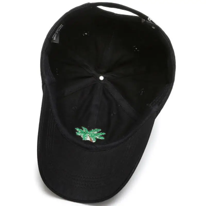 Высококачественная бейсболка с вышивкой кокосового дерева сезон весна осень