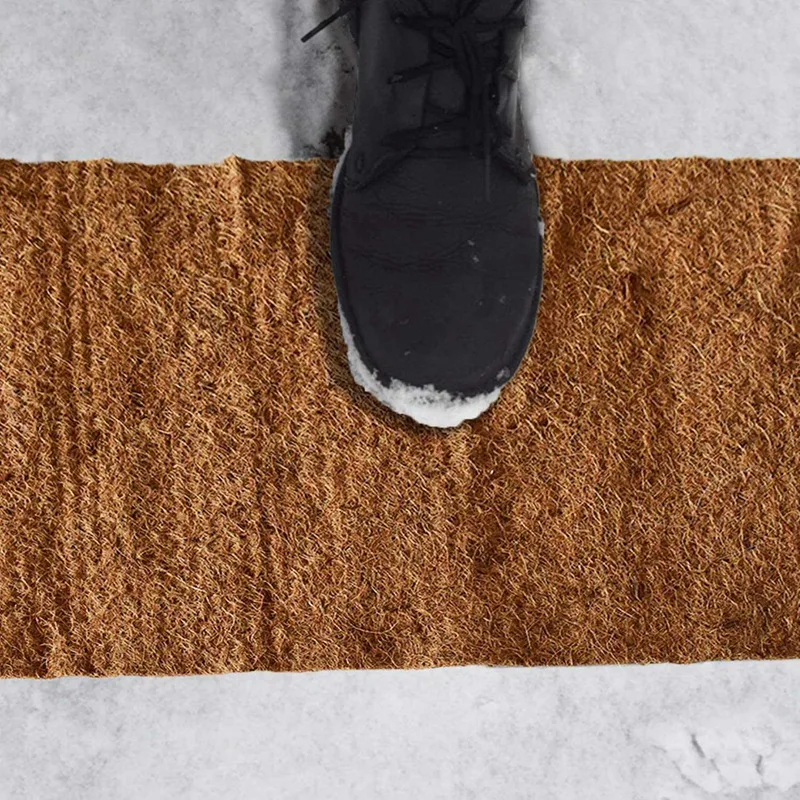 

3 Pack No-Slip Ice and Snow Carpet Mats-Wide Natural Coconut Fiber Carpet for Garden, Front Door, Stairs, Porch Outdoor