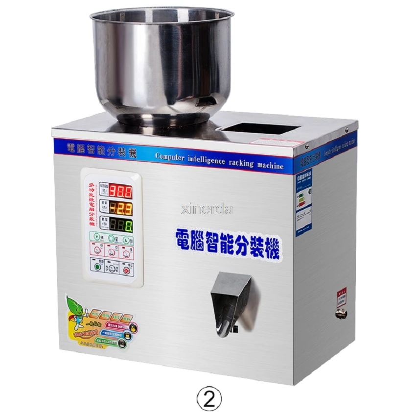 

Tea Packing Machine Grain Filling Machine Franule Medlar Automatic Salt Weighing Machine Powder Seedfiller 2-100g OR 2-200g