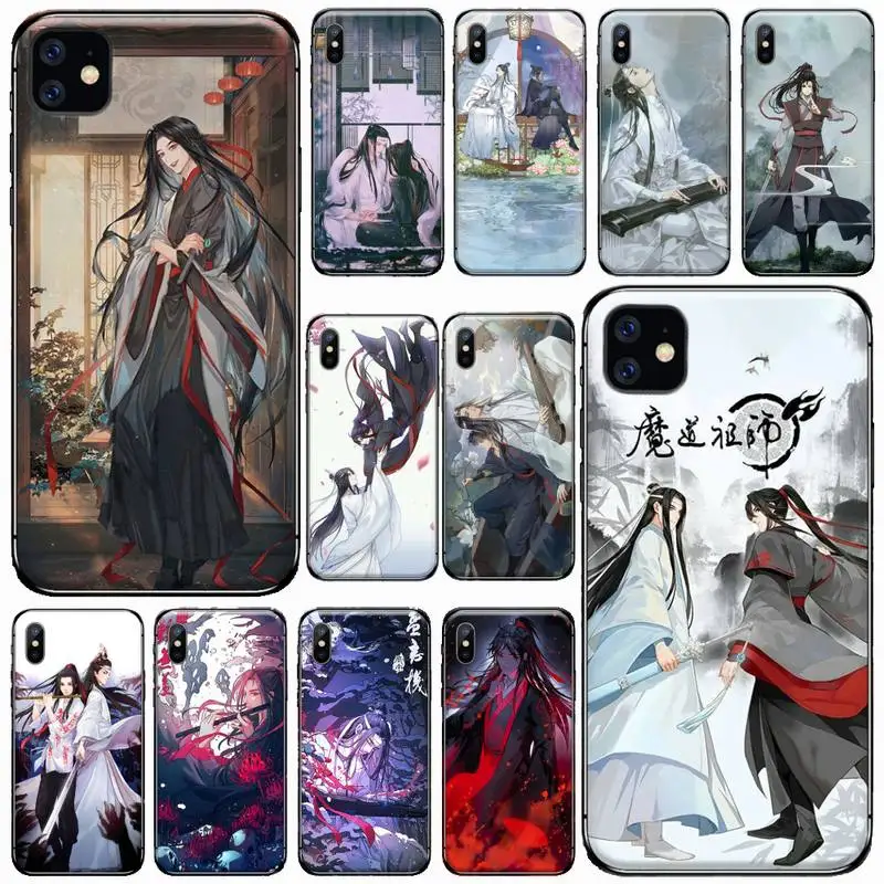 

Wei Wuxian Wei Ying Lan Wangji Phone Case for iPhone 11 12 pro XS MAX 8 7 6 6S Plus X 5S SE 2020 XR Soft silicone