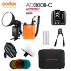 Godox AD360II-C TTL Power ful Speedlite Flash + PB960 блок питания оранжевый + X1T-C TTL передатчик + цифровой софтбокс + CB-09 сумка для переноски